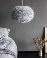 Umage EOS Large, lysegrå m/ hvid pendel Umage EOS Large, lysegrå m/ hvid pendel