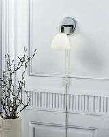 Nordlux Ray Væglampe - Opal/Krom Nordlux Ray Væglampe - Opal/Krom