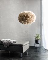 Umage EOS Large, lysebrun m/ hvid pendel Umage EOS Large, lysebrun m/ hvid pendel