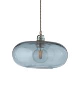 Ebb & Flow Horizon Pendel - Ø29 - Topaz Blue/Sølv Ebb & Flow Horizon Pendel - Ø29 - Topaz Blue/Sølv