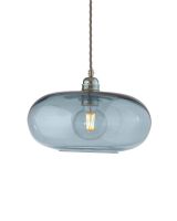 Ebb & Flow Horizon Pendel - Ø29 - Topaz Blue/Sølv Ebb & Flow Horizon Pendel - Ø29 - Topaz Blue/Sølv