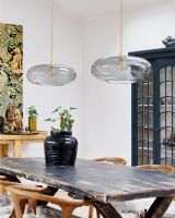 Ebb & Flow Horizon Pendel - Ø36 - Klar/Sølv Ebb & Flow Horizon Pendel - Ø36 - Klar/Sølv