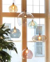 Ebb & Flow Horizon Pendel - Ø36 - Topaz Blue/Sølv Ebb & Flow Horizon Pendel - Ø36 - Topaz Blue/Sølv