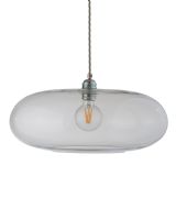 Ebb & Flow Horizon Pendel - Ø45 - Klar/Sølv Ebb & Flow Horizon Pendel - Ø45 - Klar/Sølv