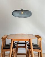 Ebb & Flow Horizon Pendel - Ø45 - Smokey Grey/Sølv Ebb & Flow Horizon Pendel - Ø45 - Smokey Grey/Sølv