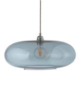 Ebb & Flow Horizon Pendel - Ø45 - Topaz Blue/Sølv Ebb & Flow Horizon Pendel - Ø45 - Topaz Blue/Sølv