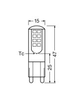 Osram G9 Parathom LED 2,6w (30w) Osram G9 Parathom LED 2,6w (30w)