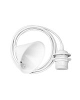 Umage Pendelophæng med stofledning, Hvid