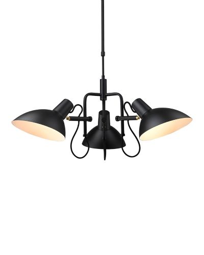 Halo Design Metropole 3 Lysekrone - Sort Halo Design Metropole 3 Lysekrone - Sort
