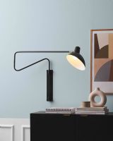 Halo Design Metropole Deluxe Væglampe Medium - Sort Halo Design Metropole Deluxe Væglampe Medium - Sort