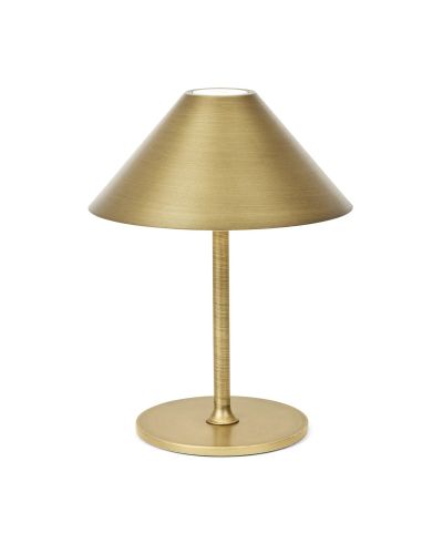 Halo Design Hygge Bordlampe uden ledning - Messing Halo Design Hygge Bordlampe uden ledning - Messing