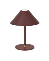 Halo Design Hygge Bordlampe uden ledning - Maroon Red Halo Design Hygge Bordlampe uden ledning - Maroon Red