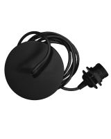 Umage Rosette med stofledning, Sort Umage Rosette med stofledning, Sort