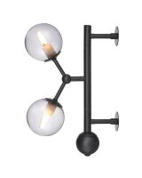 Halo Design Atom Væglampe Røg/Sort Halo Design Atom Væglampe Røg/Sort