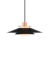 Halo Design Rivoli Pendel Ø40 Sort/Kobber Halo Design Rivoli Pendel Ø40 Sort/Kobber