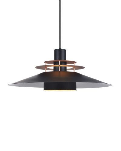 Halo Design Rivoli Pendel Ø50 Sort/Kobber Halo Design Rivoli Pendel Ø50 Sort/Kobber