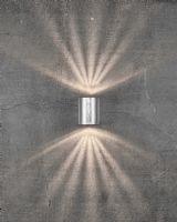 Nordlux Canto 2 Up/Down Væglampe - Galvaniseret Stål Nordlux Canto 2 Up/Down Væglampe - Galvaniseret Stål