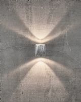 Nordlux Canto Kubi 2 Up/Down Væglampe - Galvaniseret Stål Nordlux Canto Kubi 2 Up/Down Væglampe - Galvaniseret Stål