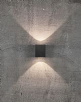 Nordlux Canto Kubi 2 Up/Down Væglampe - Sort Nordlux Canto Kubi 2 Up/Down Væglampe - Sort