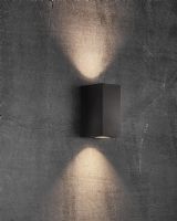 Nordlux Canto Maxi Kubi 2 Up Væglampe - Sort Nordlux Canto Maxi Kubi 2 Up Væglampe - Sort