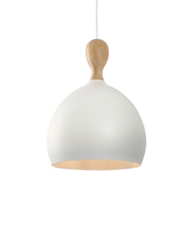 Halo Design Dueodde Pendel - Hvid/Metal - Ø24 Halo Design Dueodde Pendel - Hvid/Metal - Ø24