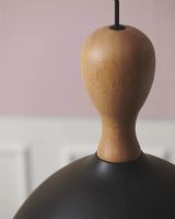 Halo Design Dueodde Pendel - Sort/Metal - Ø24