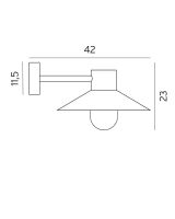 Norlys Lund Væglampe - Mål Norlys Lund Væglampe - Mål