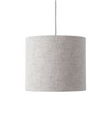 Ebb & Flow Marl Sølv Stofskærm m/ pendel Ebb & Flow Marl Sølv Stofskærm m/ pendel