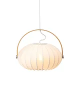 DC Textile Pendel Satinhvid fra Halo Design
