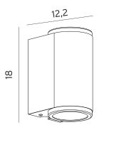 Norlys Mandal Up/Down 1370 - Mål Norlys Mandal Up/Down 1370 - Mål