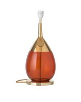 Ebb & Flow Lute Lampefod - Rust/Guld - Guld base Ebb & Flow Lute Lampefod - Rust/Guld - Guld base