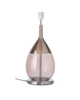 Ebb & Flow Lute Lampefod - Obsidian/Platinium - Sølv base Ebb & Flow Lute Lampefod - Obsidian/Platinium - Sølv base