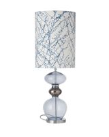 Ebb & Flow Futura Lampefod - Deep Blue m/ SH101050 lampeskærm Ebb & Flow Futura Lampefod - Deep Blue m/ SH101050 lampeskærm