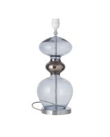 Ebb & Flow Futura Lampefod - Deep Blue - Sølv base Ebb & Flow Futura Lampefod - Deep Blue - Sølv base