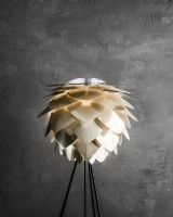 Umage Silvia Medium - Børstet Messing - Ø50 m/ Tripod Floor Umage Silvia Medium - Børstet Messing - Ø50 m/ Tripod Floor