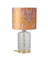 Ebb & Flow Pillar Lampefod - Klar Dimples m/ SH101032 lampeskærm Ebb & Flow Pillar Lampefod - Klar Dimples m/ SH101032 lampeskærm