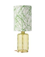 Ebb & Flow Pillar Lampefod - Oliven Dimples m/ SH101053 lampeskærm Ebb & Flow Pillar Lampefod - Oliven Dimples m/ SH101053 lampeskærm