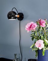 Halo Design DC Væglampe - Sort - Ø12 Halo Design DC Væglampe - Sort - Ø12