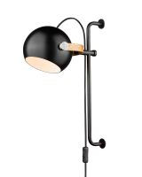 Halo Design DC Væglampe - Sort - Ø18 - Long Halo Design DC Væglampe - Sort - Ø18 - Long