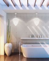 Umage Cannonball Pendelophæng - Duo - Hvid m/ Conia Umage Cannonball Pendelophæng - Duo - Hvid m/ Conia