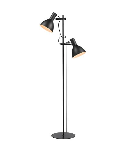 Baltimore Gulvlampe - 2 arm - Sort Baltimore Gulvlampe - 2 arm - Sort
