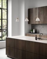 Nordlux Strap 16 - Opal m/ brun rem Nordlux Strap 16 - Opal m/ brun rem