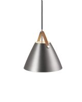 Nordlux Strap 27 - Børstet stål m/ brun rem Nordlux Strap 27 - Børstet stål m/ brun rem