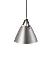 Nordlux Strap 27 - Børstet stål m/ sort rem Nordlux Strap 27 - Børstet stål m/ sort rem