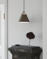 Nordlux Strap 27 - Beige m/ brun rem