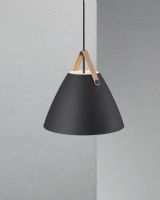 Nordlux Strap 36 - Sort m/ brun rem