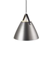 Nordlux Strap 36 - Børstet stål m/ sort rem Nordlux Strap 36 - Børstet stål m/ sort rem