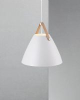 Nordlux Strap 36 - Hvid m/ brun rem Nordlux Strap 36 - Hvid m/ brun rem