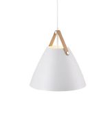 Nordlux Strap 36 - Hvid m/ brun rem Nordlux Strap 36 - Hvid m/ brun rem