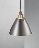 Nordlux Strap 48 - Børstet stål m/ brun rem Nordlux Strap 48 - Børstet stål m/ brun rem